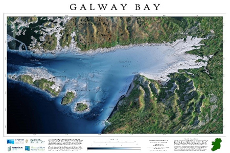 Galway Bay. Map 1 of 18 in the series charts the coastal waters of Galway Bay