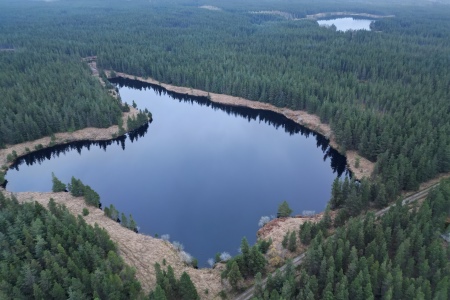 Aerial view of the northern part of Nephin Forest. Photo Colin Guilfoyle.